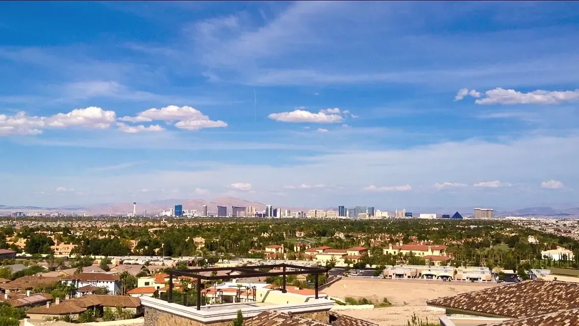 Spring Valley Nevada residential area aerial view